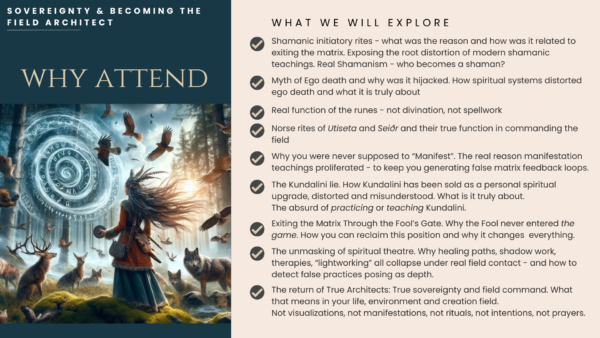 WEBINAR: “Final Gate: Sovereignty & Becoming The Field Architect" - Image 2